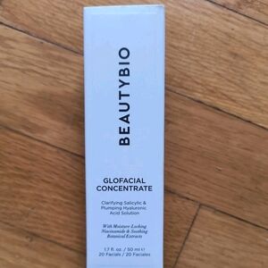BeautyBio GloFacial Concentrate clarifying and plumping solution 12 Facials New